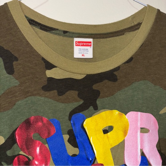 Supreme Balloons Tee Woodland Camo XL - Picture 3 of 3